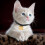 De Collier Pour Animaux Or Noir Polyester Avec Grelots 3
