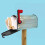Magnetisk postkassedeksel 2118 tommer polyester Oxford 5