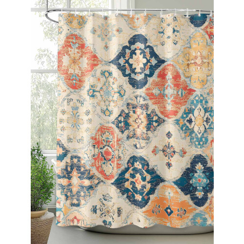 Boho Shower Curtain Waterproof Polyester 72 x 96 in 1
