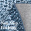 5x7 Braided Print Area Rug Gray Blue 3
