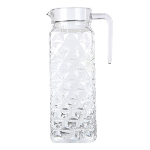 Beverage Pitcher with Handle and Lid for Hot or Cold Drinks 1