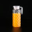 Beverage Pitcher with Handle and Lid for Hot or Cold Drinks 4