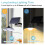 Solar Pendant Light Remote Dimmable IP65 Waterproof Wall 4
