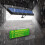 Solar 118-LED 3-Sided Wall Light with PIR Sensor 2