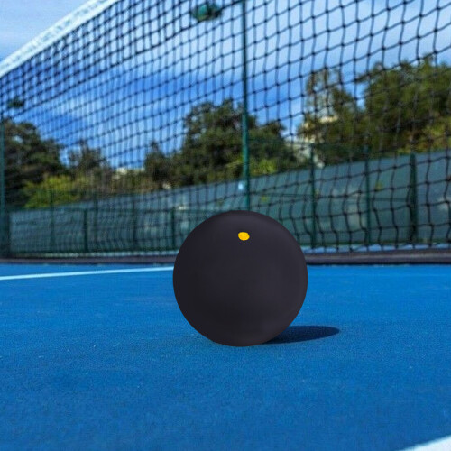 De Squash Compacte En Caoutchouc Noir Pour Jeux 2