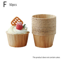 50er-Packung tulpenförmige Cupcake-Förmchen, ölbeständig