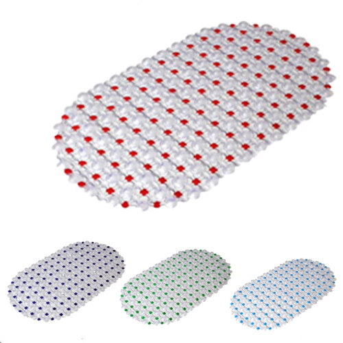 Tapete antiderrapante para banheira, 68 x 38 cm (26,8 x 15 polegadas).