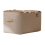 Foldable Cloth Storage Basket Khaki 35L 1