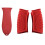 Silicone Pot Handle Covers 3-Piece Set Red 1