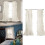 White Linen Curtain Panel with Ruffle Border – 2 Pack 1