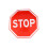 Aluminium STOP-bord 35x35cm 1