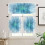 Floral Kitchen Curtain Set: Valance + 2 Tiers, Polyester, 1