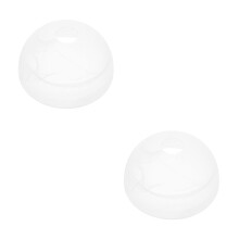 2pcs Frosted Glass Lamp Shades for Ceiling Fans & Pendant