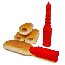 Hotdogbolleboreværktøj – ABS, 1,88 cm bor, 19,5 cm