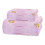 Ensemble de serviettes en velours corail – Douces et absorbantes, 3 pièces 1