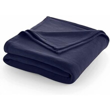Beige Fleece Throw Blanket 66x90 in