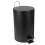 Black Iron Pedal Trash Can 25x22x17cm 3