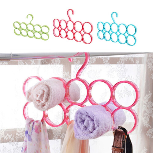 10-Ring Scarf Hanger – Plastic, 32 x 21 cm 2
