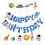 Space Astronaut Birthday Banner Set 5
