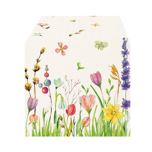 Cotton-Linen Table Runner for Dining & Coffee Tables 1