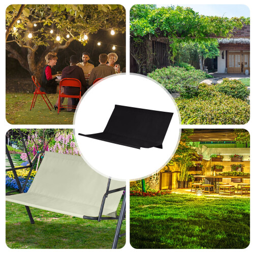 Capa para balanço de jardim em tecido Oxford 600D, 147 x 51 cm (58 x 20 polegadas). Ideal para áreas externas, pátios e varandas. 1