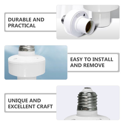 E27 slimme lichtfittingadapter wit 1