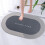 Microfiber Bathroom Mat with Silicone Backing 40x60cm 5