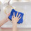 Paños de algodón azules resistentes para la limpieza de la cocina. 2