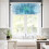 Floral Kitchen Curtain Set: Valance + 2 Tiers, Polyester, 3