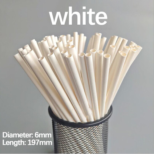 Engångssugrör Papper Plast Bendy50-pack 1