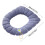 Dicker, waschbarer WC-Sitzbezug mit Griff, Marineblau 3