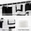 72x84 Grey Black Abstract Geometric Shower Curtain 5