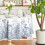 Round Floral Tablecloth 70 x 70 Inch Polyester 3