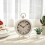 Vintage Rustic White Table Clock with Stand 3