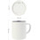 Weißer isolierter Edelstahl-Kaffeebecher, 355 ml 5