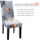 Stretch Dining Chair Slipcovers – Polyester-Spandex, 6 3