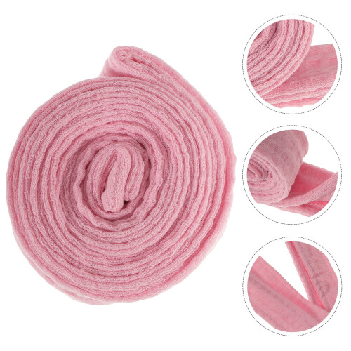 Pink flannel badekåbebælte 170 cm 1