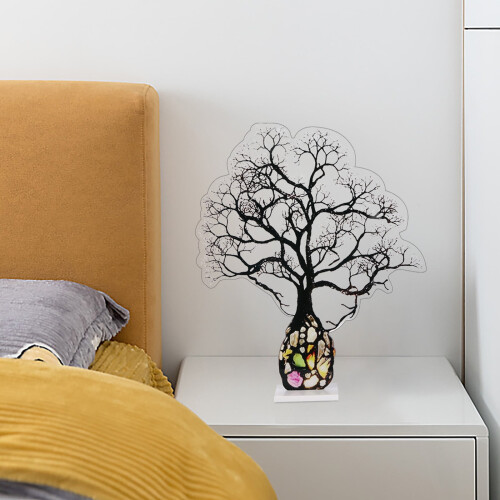 Acrylic Tree of Life Sculpture Decor – Multi-Coloured 2