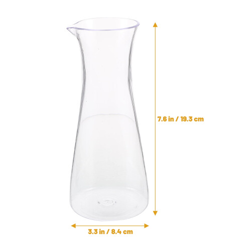 Jarra de vinho em acrílico transparente de 550ml 1