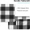 Black & White Checkered Tablecloth 60x102 in 4