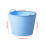 Blue Plastic Laundry Basket 35x25x23.5cm 3