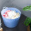 Blue Plastic Laundry Basket 35x25x23.5cm 4