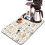 Tapete de bar de café 20x12 polegadas, absorvente, de diatomita, para secar louça. 2