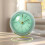 DESIGNICE Silent Analog Alarm Clock with Gold Base 2