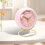 DESIGNICE Silent Analog Alarm Clock with Gold Base 3