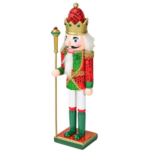 30cm Standing Christmas Nutcracker Soldier Figurine 1