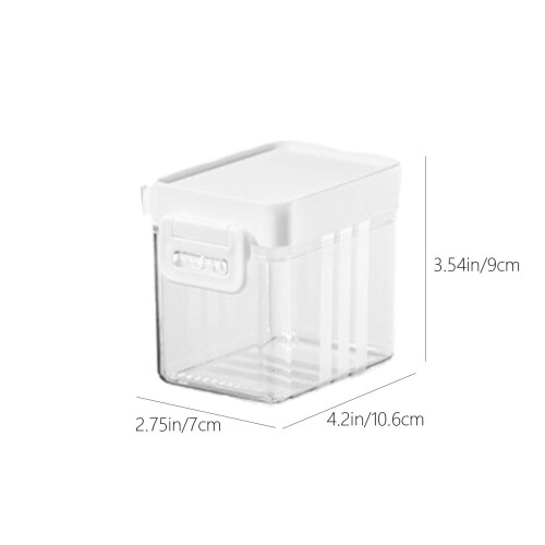 Airtight Plastic Cereal Container with Lid, 0.3L 2