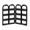 Limei earring holder organizer acrylic 4-tier black 2