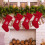 Personalized Initial Christmas Stocking Red White 27x42cm 4