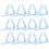 12-Pack Clear Spring Tablecloth Clips 2